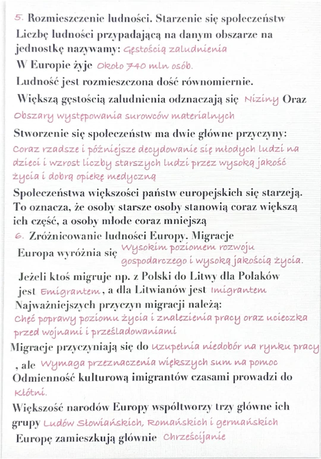 # Środowisko przyrodnicze i ludność Europy

1. Położenie i ukształtowanie powierzchni Europy
Europa leży w całości na Półkuli północnej.
Kon