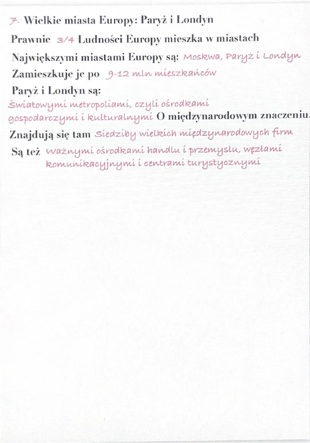 # Środowisko przyrodnicze i ludność Europy

1. Położenie i ukształtowanie powierzchni Europy
Europa leży w całości na Półkuli północnej.
Kon