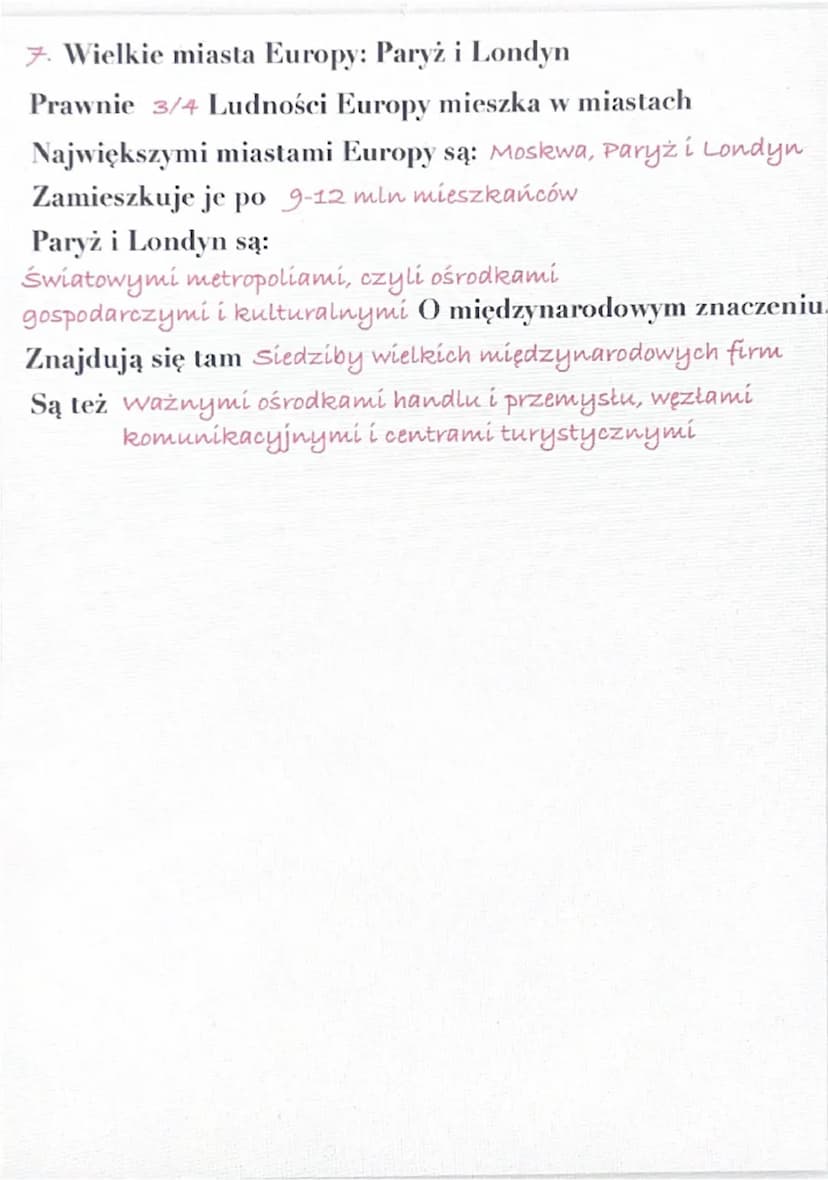 # Środowisko przyrodnicze i ludność Europy

1. Położenie i ukształtowanie powierzchni Europy
Europa leży w całości na Półkuli północnej.
Kon