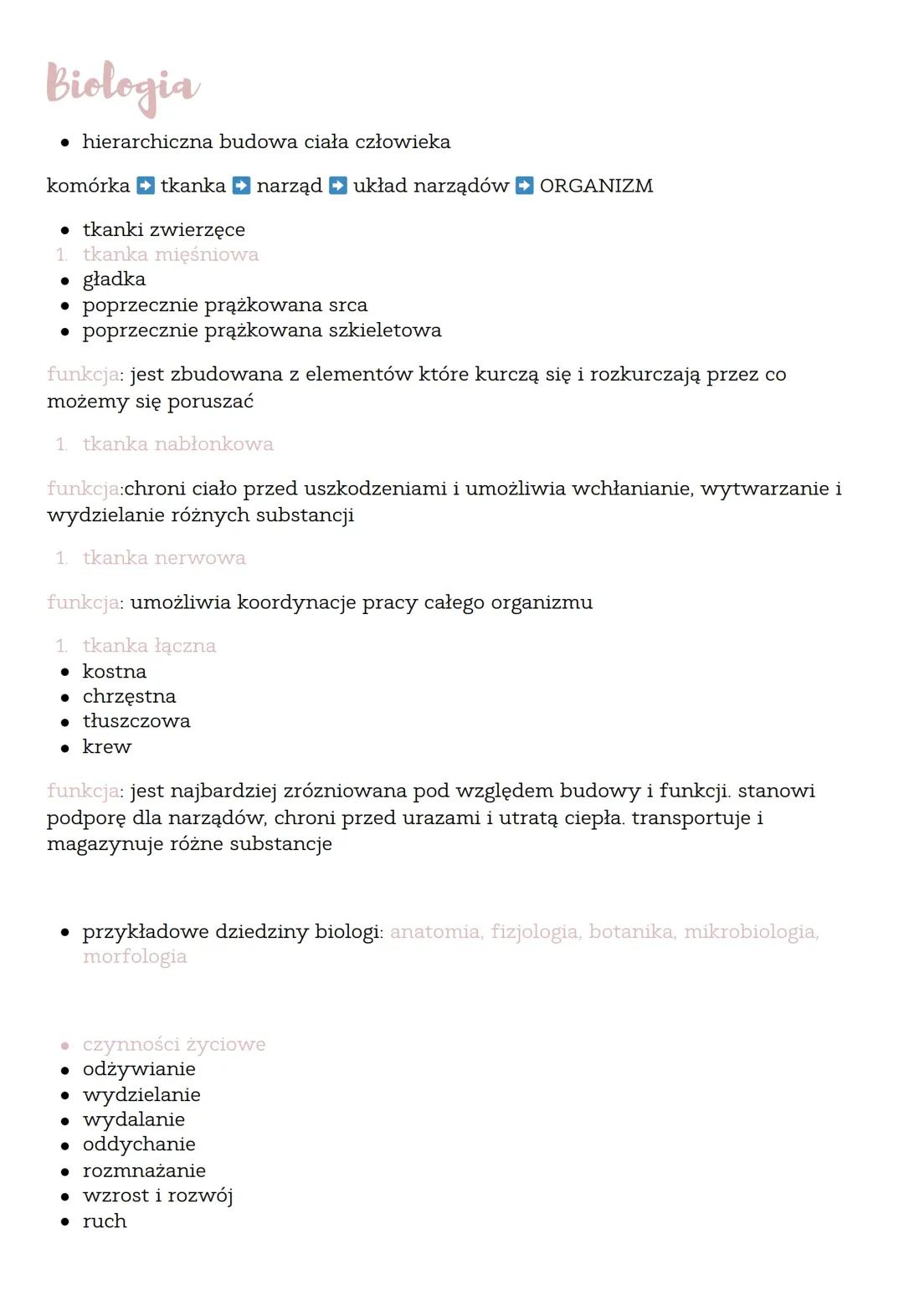 ciało człowieka, tkanki, skóra