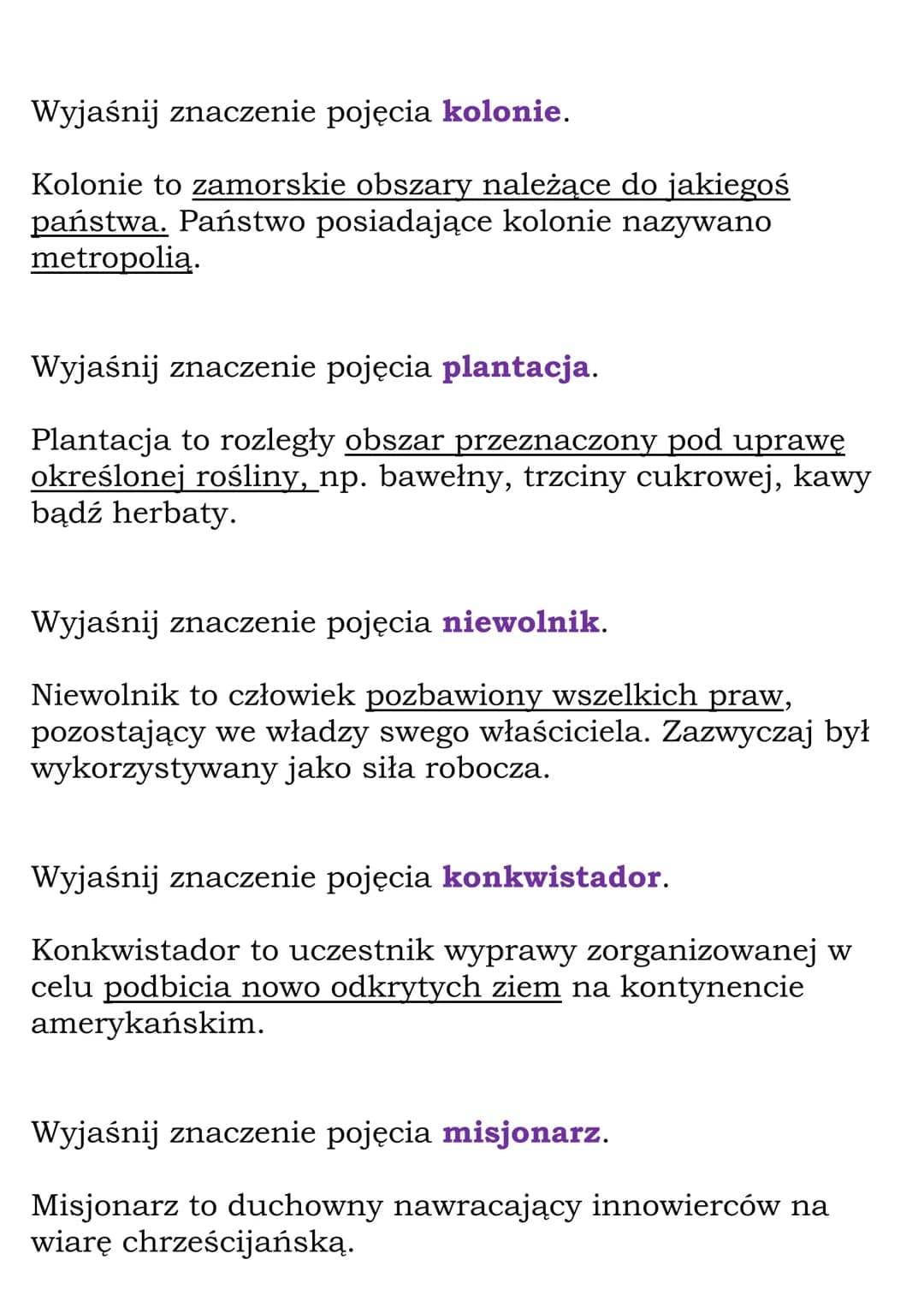 Odkrycie Nowego Świata
Fiszki
Wyjaśnij znaczenie pojęcia kompas.
Kompas to przyrząd wyposażony w igłę magnetyczną,
która wskazuje strony świ