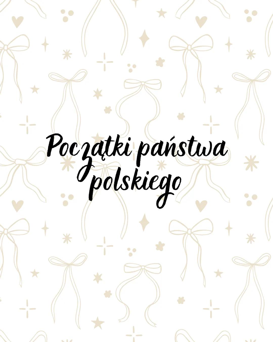 # Początki państwa
## polskiego # 1. Najdawniejsze
osadnictwo na ziemiach
polskich

*   Archeologiczne ślady: Już w epoce
paleolitu i neolit