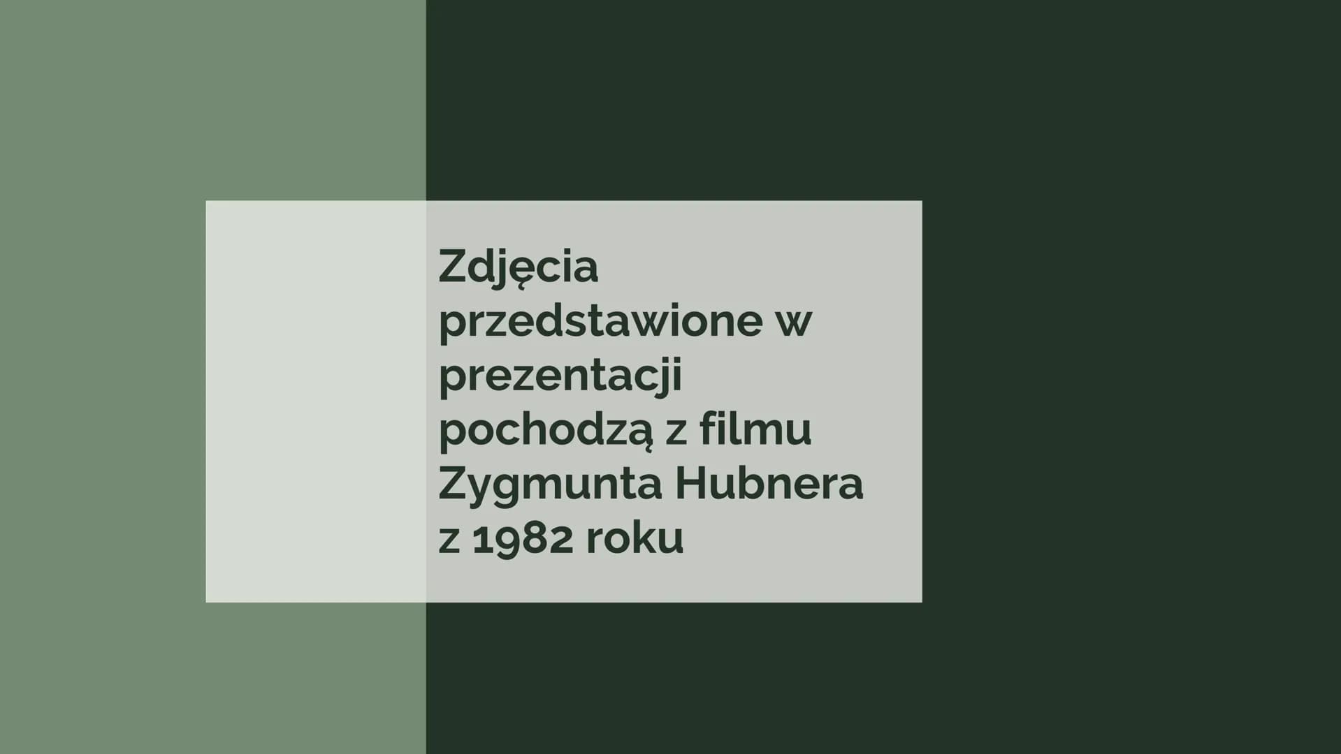 PLAN WYDARZEŃ
NIE-BOSKA KOMEDIA -
CZĘŚĆ 1
ZYGMUNT KRASIŃSKI Zdjęcia
przedstawione w
prezentacji
pochodzą z filmu
Zygmunta Hubnera
z 1982 rok