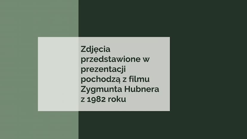 PLAN WYDARZEŃ
NIE-BOSKA KOMEDIA -
CZĘŚĆ 1
ZYGMUNT KRASIŃSKI Zdjęcia
przedstawione w
prezentacji
pochodzą z filmu
Zygmunta Hubnera
z 1982 rok