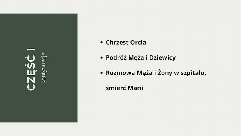PLAN WYDARZEŃ
NIE-BOSKA KOMEDIA -
CZĘŚĆ 1
ZYGMUNT KRASIŃSKI Zdjęcia
przedstawione w
prezentacji
pochodzą z filmu
Zygmunta Hubnera
z 1982 rok