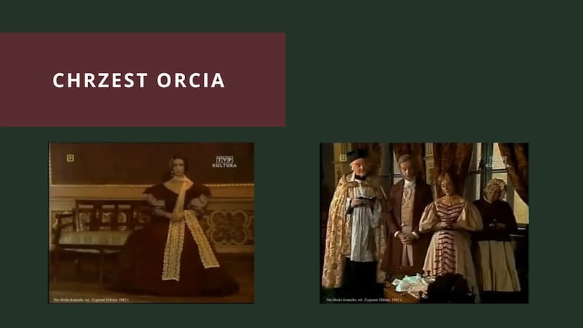 PLAN WYDARZEŃ
NIE-BOSKA KOMEDIA -
CZĘŚĆ 1
ZYGMUNT KRASIŃSKI Zdjęcia
przedstawione w
prezentacji
pochodzą z filmu
Zygmunta Hubnera
z 1982 rok