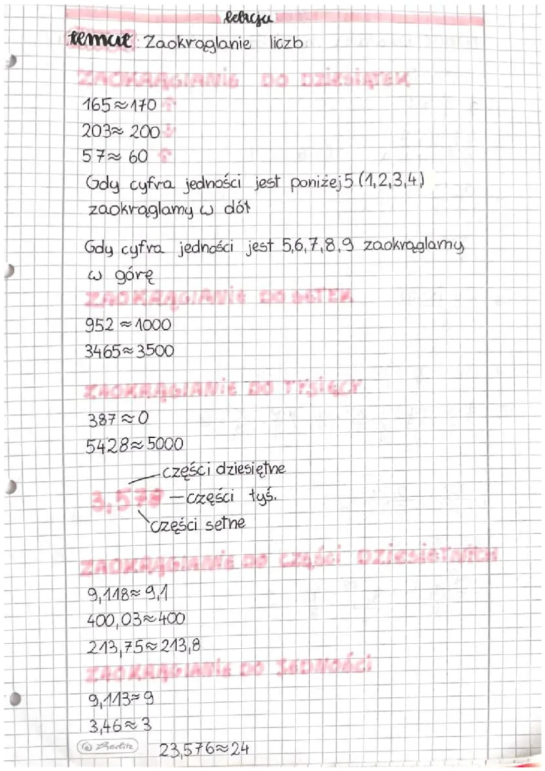 Jak zaokrąglać liczby w matematyce? Proste zasady!