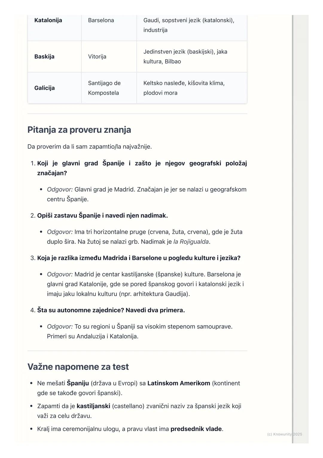 # Španija: Osnovni Podaci

Osnovni podaci o Španiji

Španija, zvanično Kraljevina Španija (Reino de España), je država koja se
nalazi na Pir