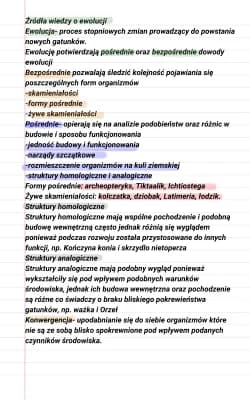 Know źródła wiedzy o ewolucji kl. 8 biologia  thumbnail