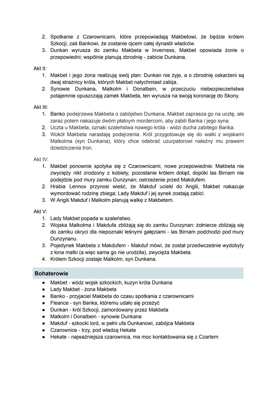 Makbet
William Szekspir
Informacje ogólne
Rodzaj literacki: Dramat
Gatunek literacki: Tragedia szekspirowska
Czas powstania: ok. 1606 roku
G