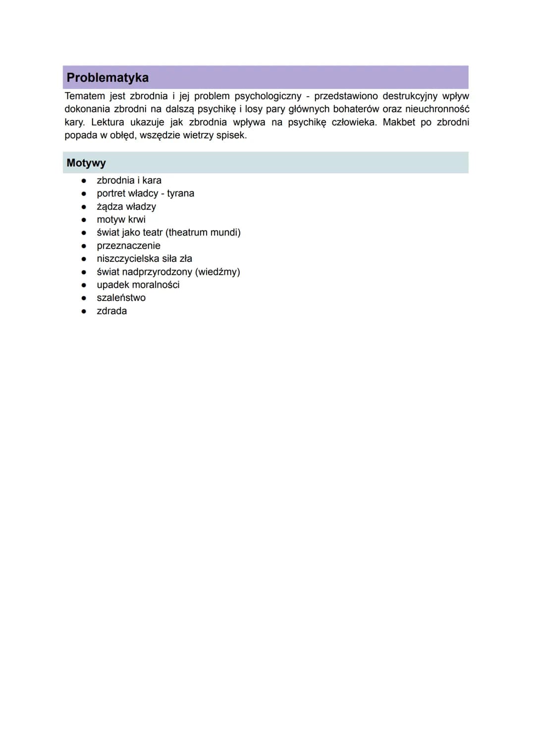 Makbet
William Szekspir
Informacje ogólne
Rodzaj literacki: Dramat
Gatunek literacki: Tragedia szekspirowska
Czas powstania: ok. 1606 roku
G