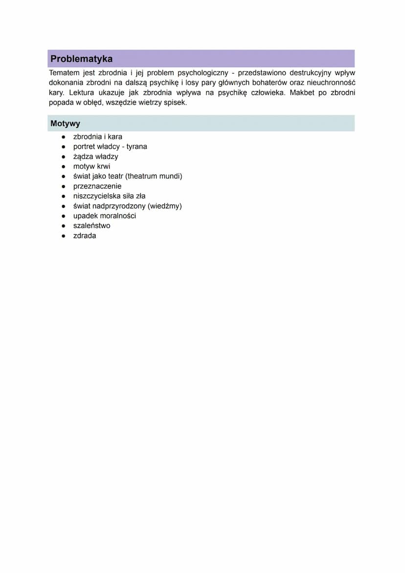 Makbet
William Szekspir
Informacje ogólne
Rodzaj literacki: Dramat
Gatunek literacki: Tragedia szekspirowska
Czas powstania: ok. 1606 roku
G