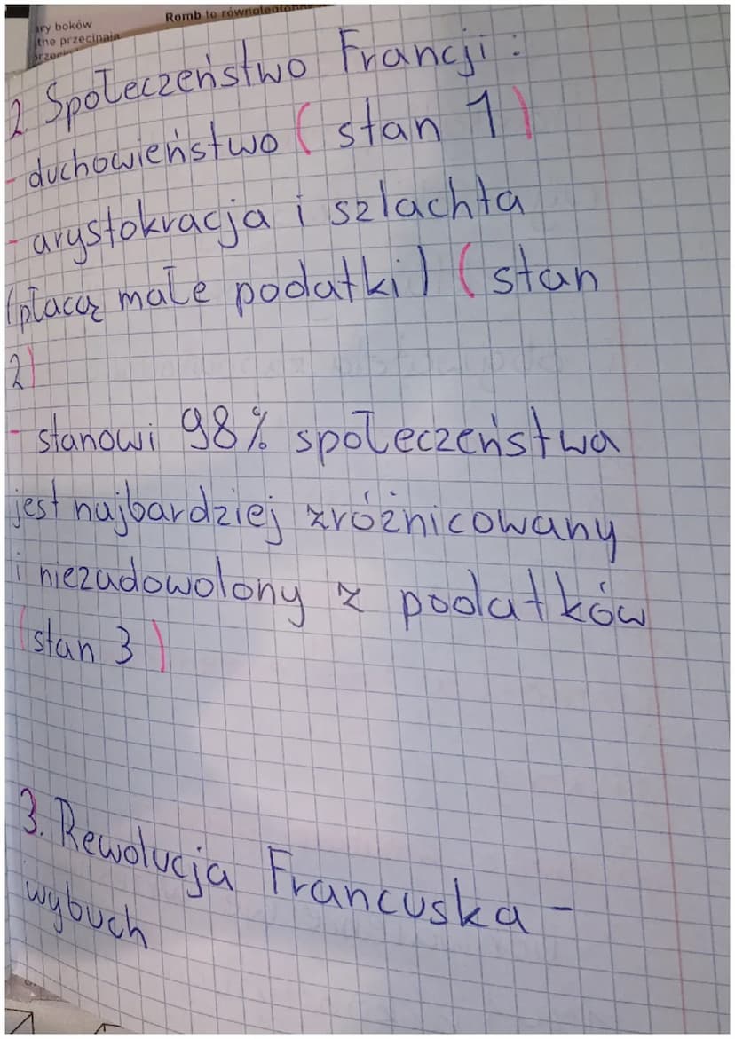 Temat: Rewolucja Francuska
1989-99
#
1. Francja przed rewolucją
trudna sytuacja
gospodarcza
brak dopływu podatków
do skarbca
zadłużenie kraj