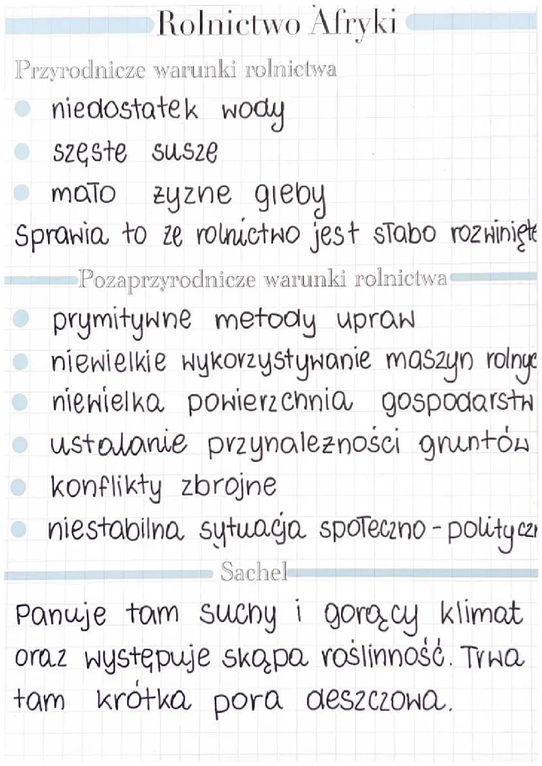 Rolnictwo Afryki
