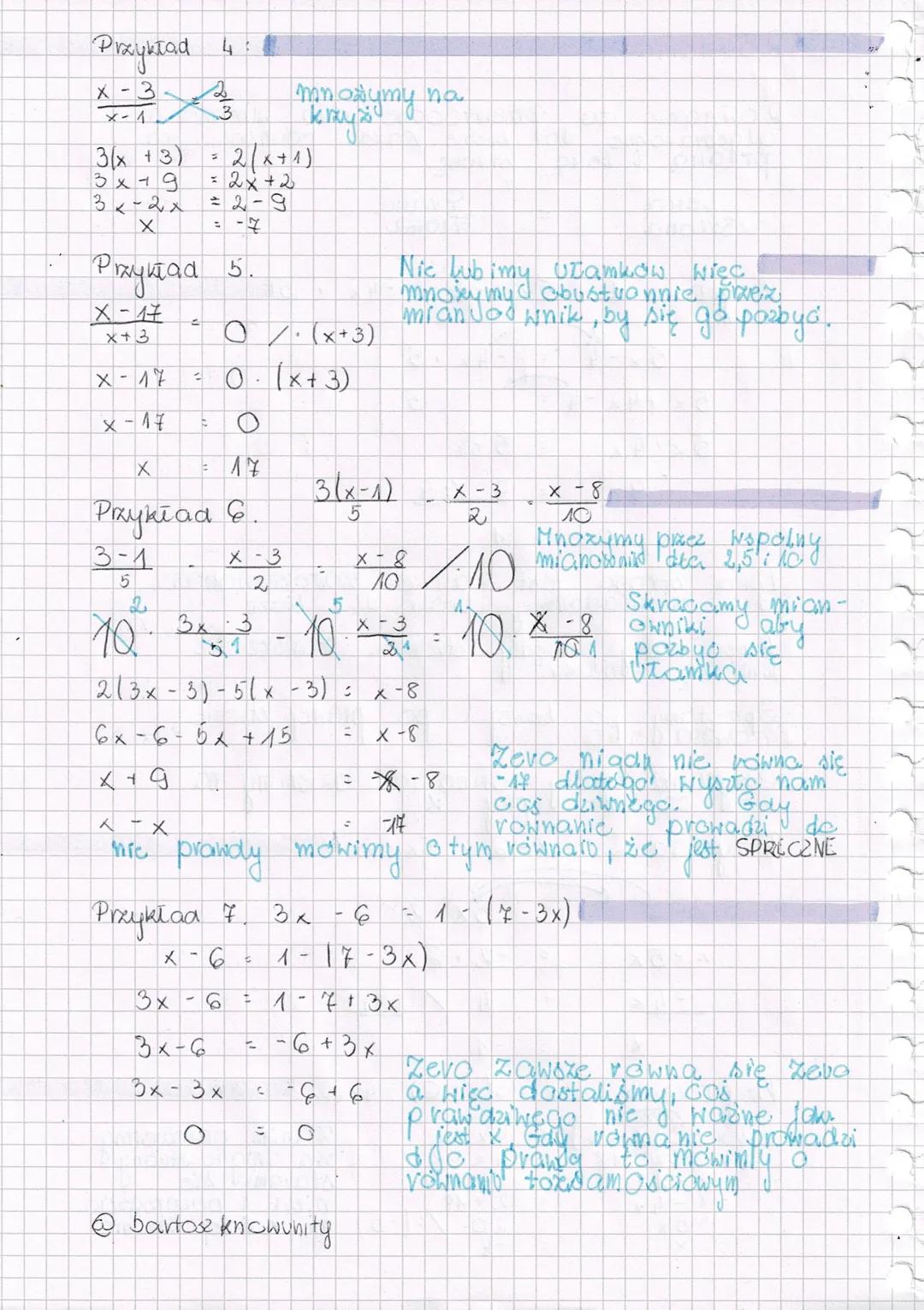 Rownania
Równania to przewrócone dwa wyrażenia
algebraiczne
do siebie. Każde
priang i lewą stronę.
Lena
rown Janie ma
Prawa
Strona
Strona
Pr