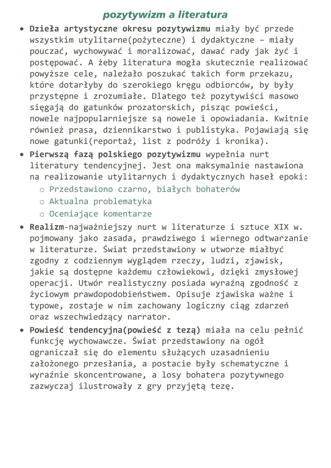 pozytywizm
nazwa, wiek pary i elektryczności
• Nazwa pozytywizm została zaczerpnięta z tytuły Auguste'a
Comte'a ,,Kurs filozofii pozytywnej"