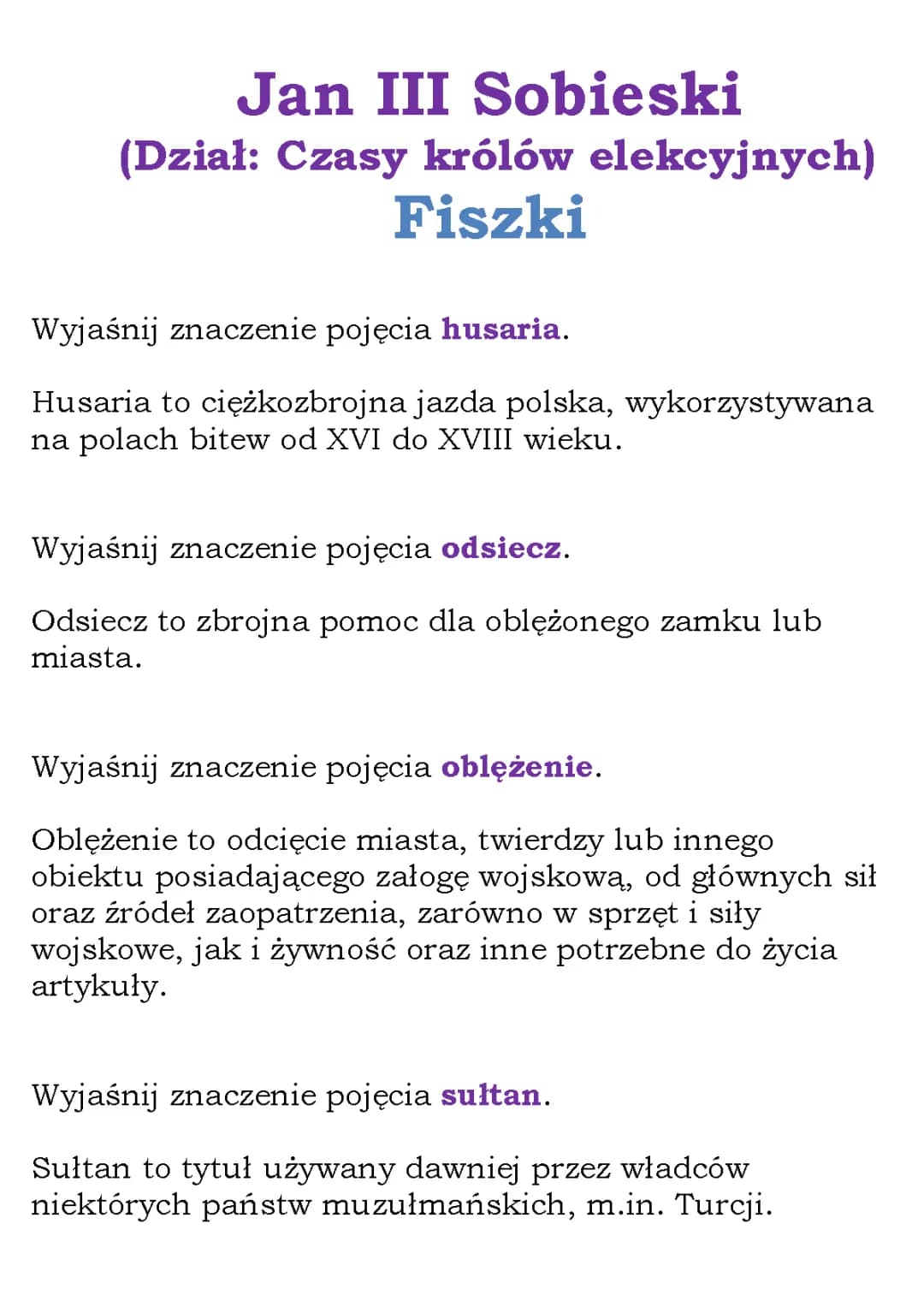 Husaria i Jan III Sobieski - Wszystko, co musisz wiedzieć!