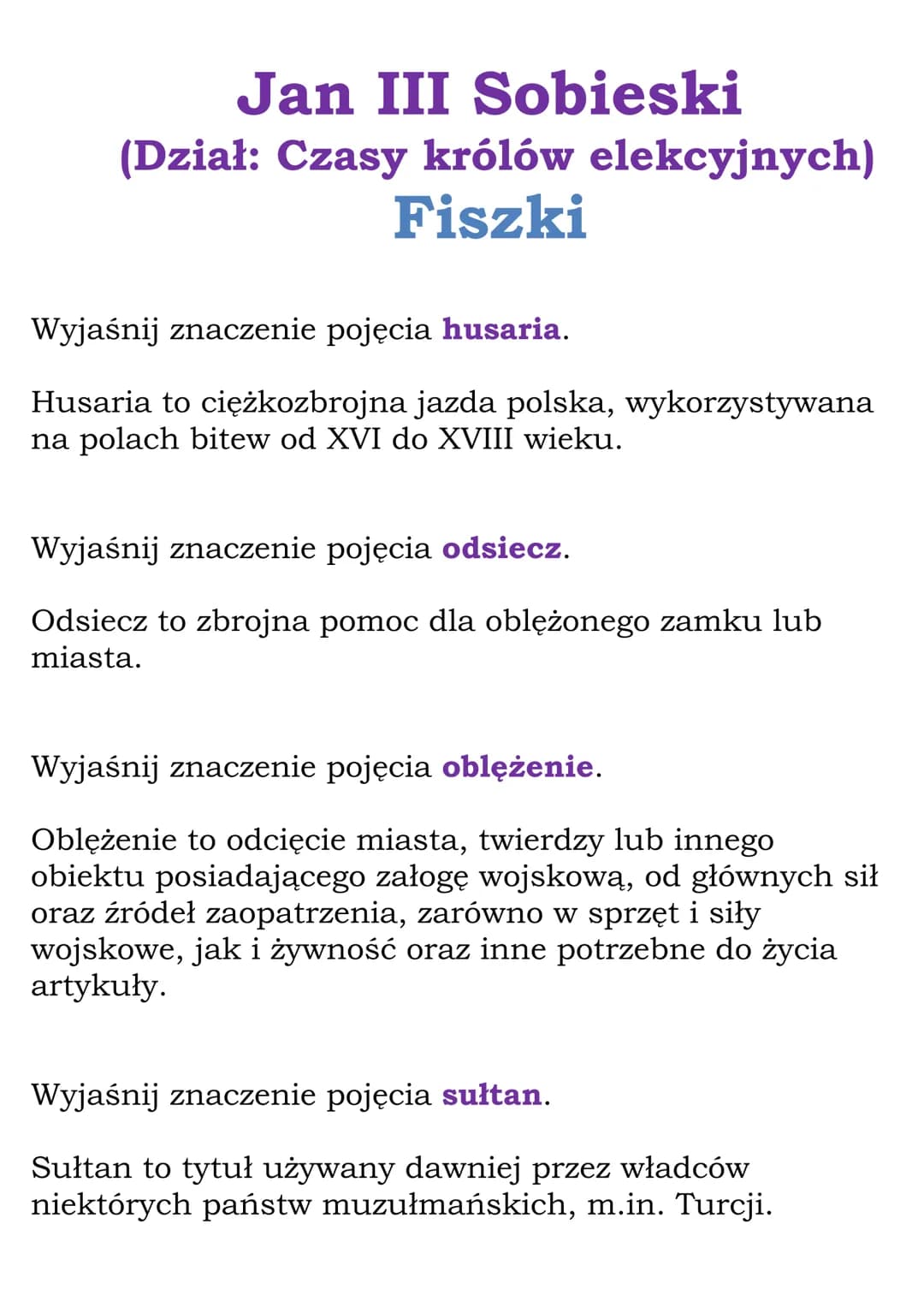 
<p>Husaria polska to wyjątkowa formacja wojskowa, która od XVI do XVIII wieku odgrywała istotną rolę na polach bitew. Okrzyk bojowy husarii