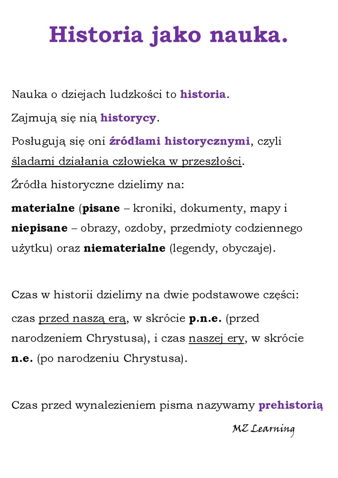 Historia jako nauka.