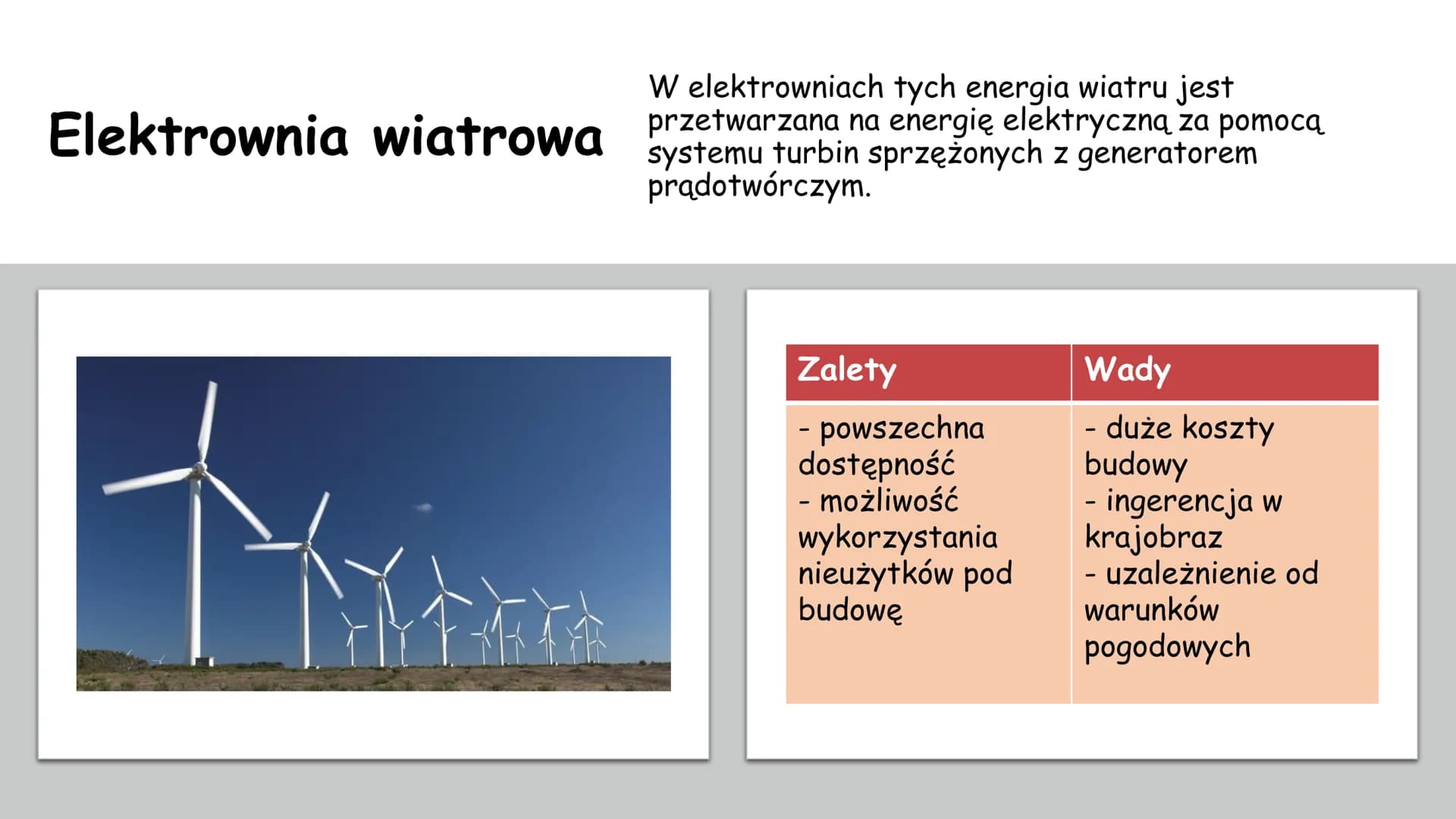 Typy elektrowni na
świecie ‒‒‒‒‒
Energetyka wykorzystująca
nieodnawialne źródła energii
- Prawie 75% energii elektrycznej na świecie
produku
