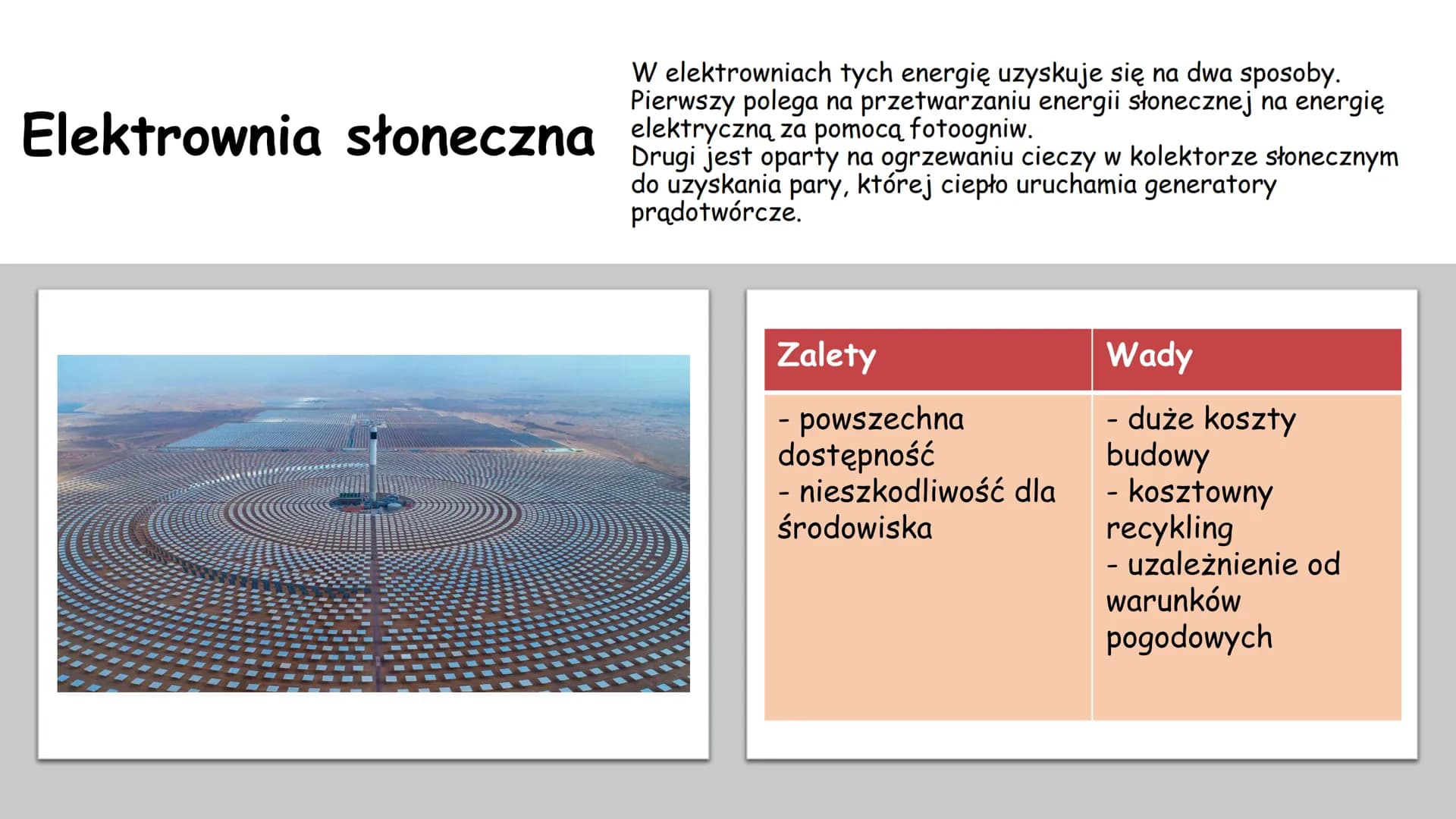 Typy elektrowni na
świecie ‒‒‒‒‒
Energetyka wykorzystująca
nieodnawialne źródła energii
- Prawie 75% energii elektrycznej na świecie
produku