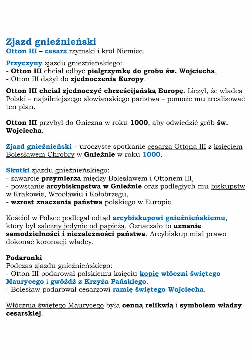 --- OCR Start ---
MZ_LEARNING_KNOW
Polska Bolesława Chrobrego
1000 r.
Klasa 5, Wczoraj i dziś, Nowa Era
zjazd gnieźnieński
1025 r. koronacja
