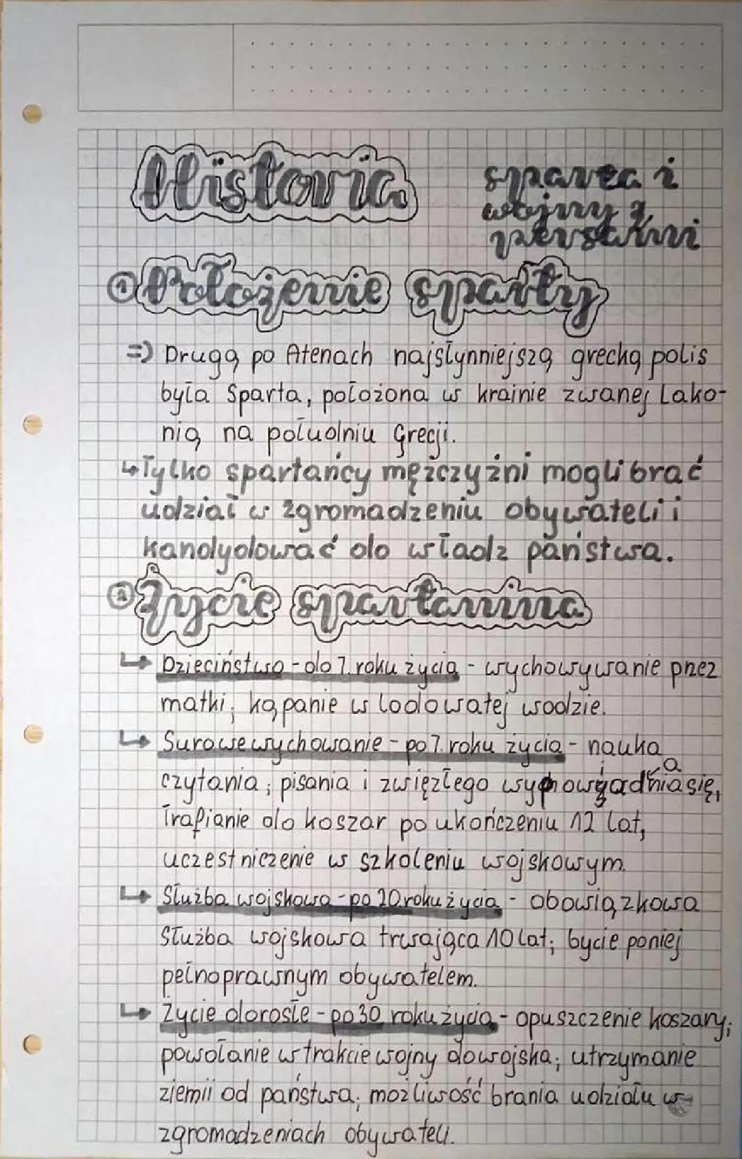 Historia Sparty i jej Walki z Imperium Perskim