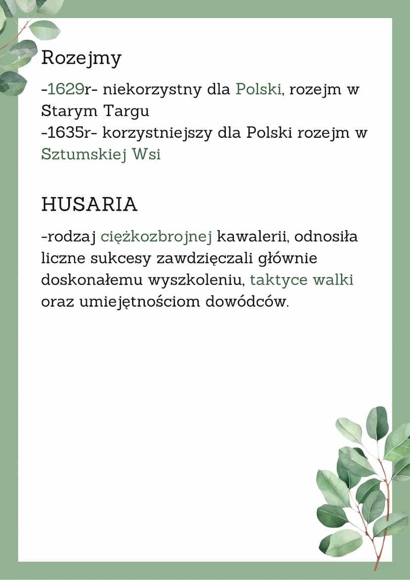 Początek Wojen
ze Szwecją
-Zygmunt III Waza pochodził ze Szwecji
-W 1587 wybrany został na króla Polski.
-W 1592 został również królem Szwec