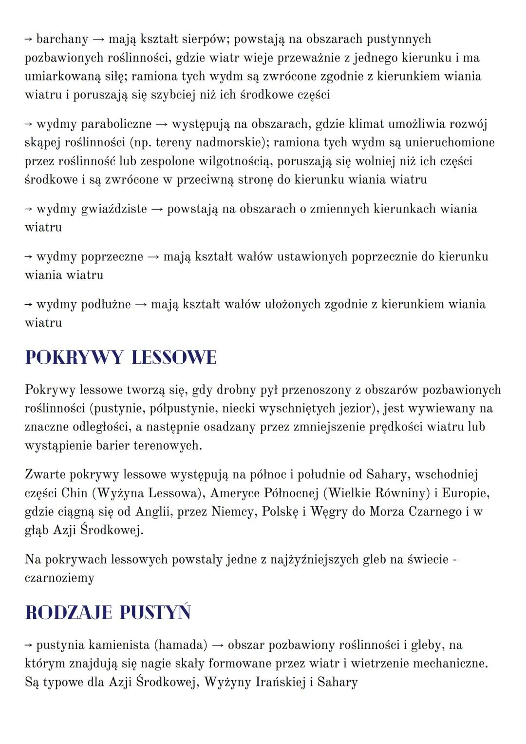 RZEŹBOTWÓRCZA
DZIAŁALNOŚĆ WIATRU
PRZEDMIOT:
Geografia
SPRAWDZIAN
INTENSYWNOŚĆ PROCESÓW EOLICZNYCH
->
→
wpływ na siłę
kierunek, częstość wyst