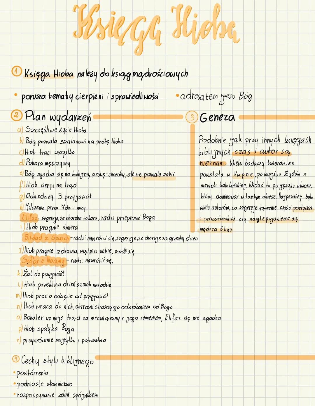 Streszczenie Księgi Hioba - Analiza i Przesłanie