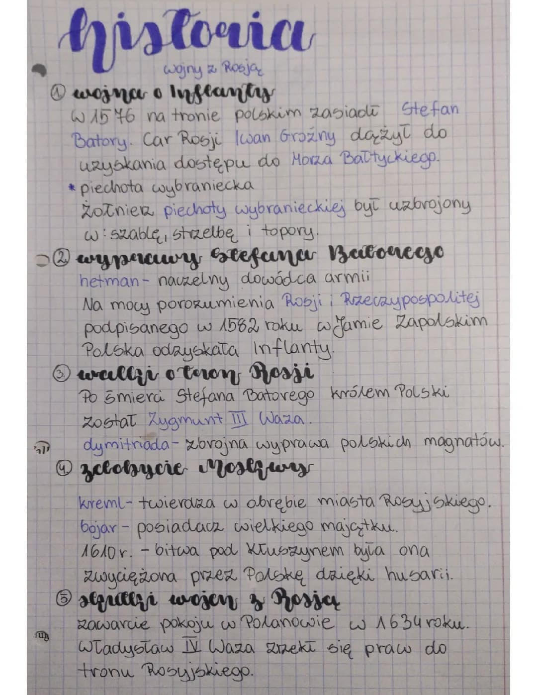 Historia klasa 6