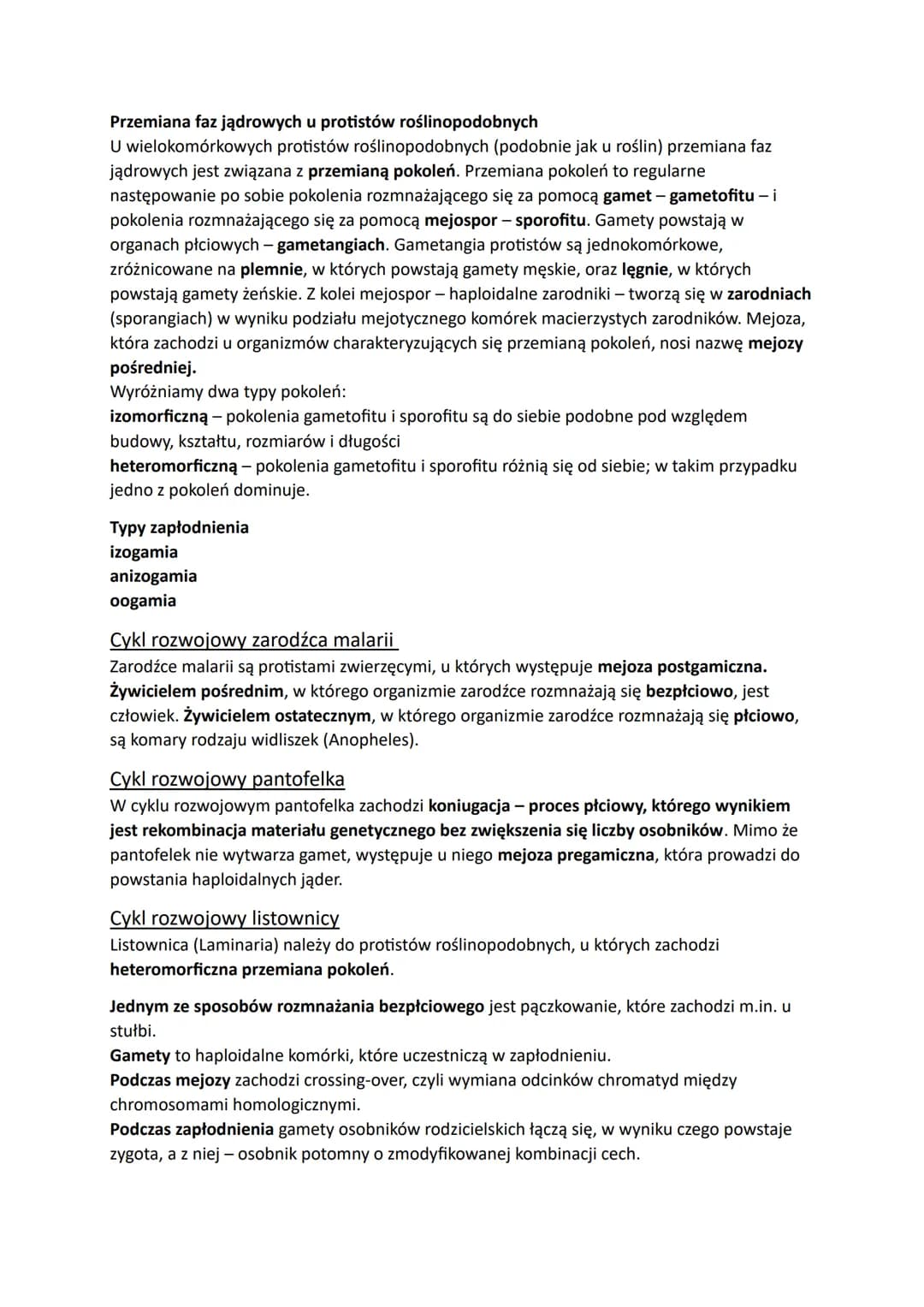 Protisty - proste organizmy eukariotyczne
Królestwo protistów jest taksonem parafiletycznym, pochodzącym od wspólnego przodka,
który jest ta