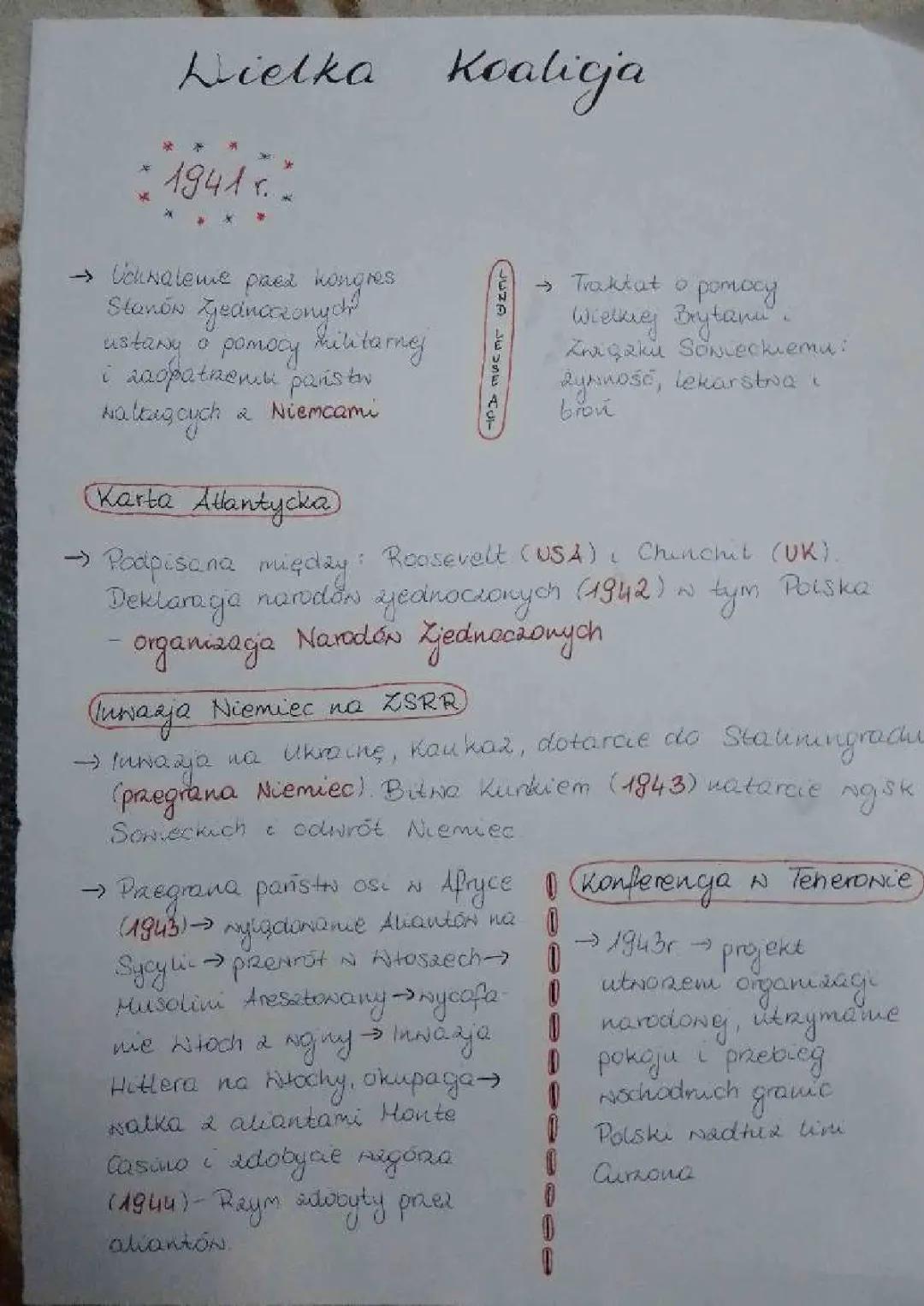 Wielka Koalicja - Kluczowy Temat do Egzaminu 8-klasisty