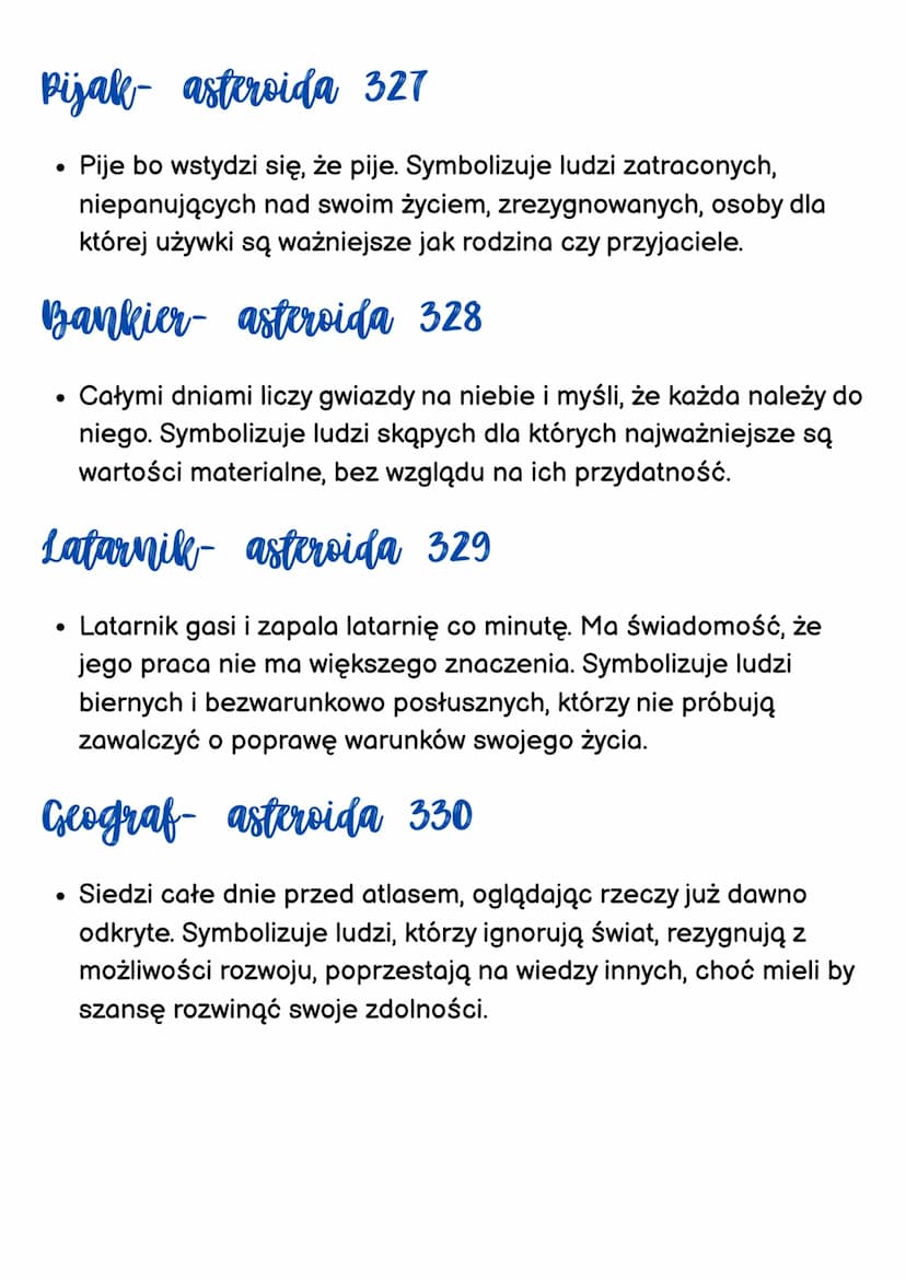 Mały książe
Antonie de Saint-Exupery
czas i miejsce akcji
Akcja utworu rozgrywa się na Saharze w ciągu ośmiu dni-
rozpoczyna się w momencie 