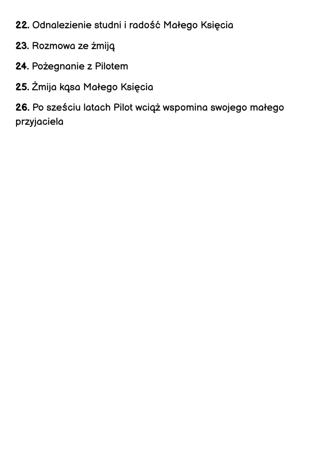 Mały książe
Antonie de Saint-Exupery
czas i miejsce akcji
Akcja utworu rozgrywa się na Saharze w ciągu ośmiu dni-
rozpoczyna się w momencie 