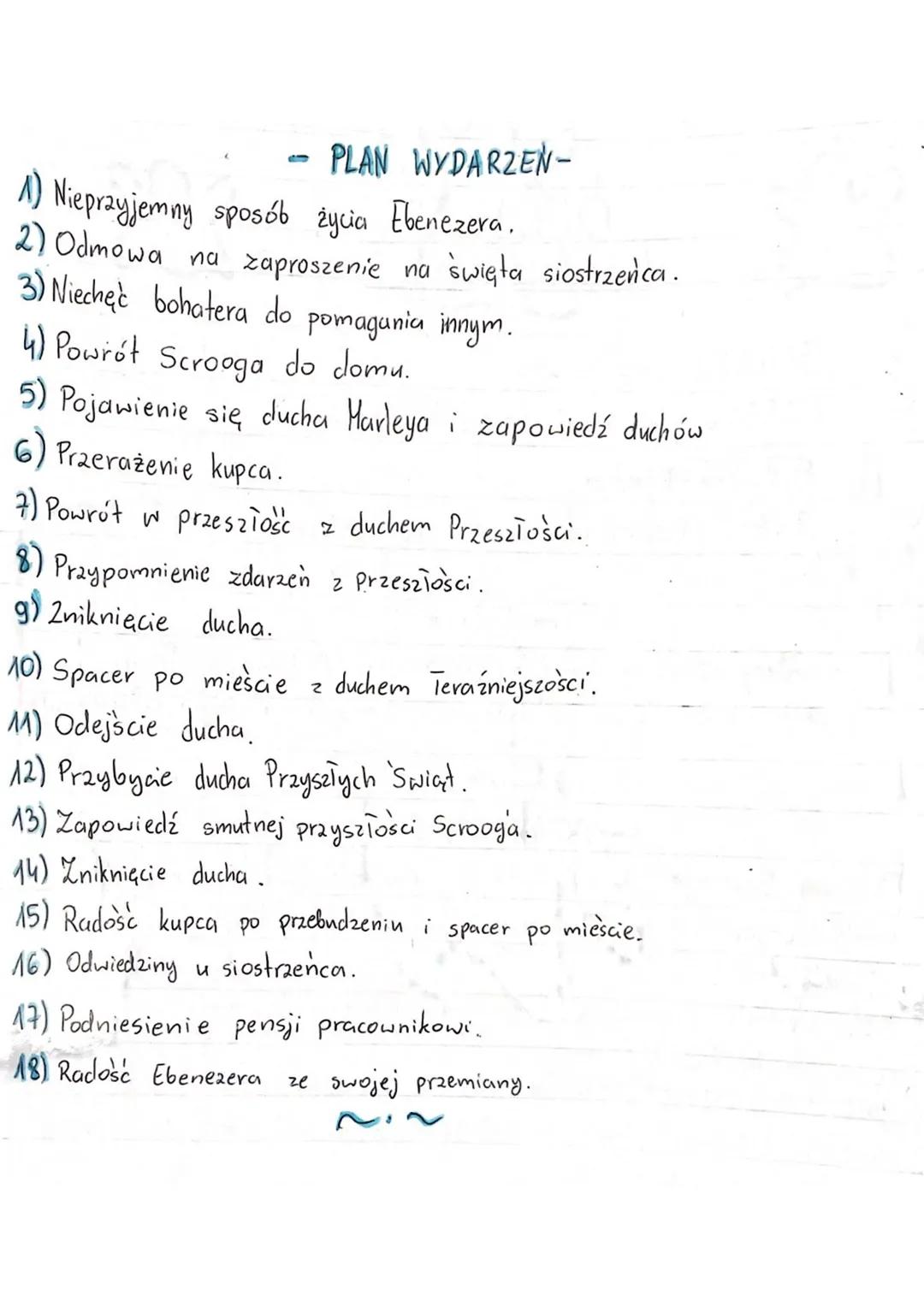 ☆
00
O
OPOWIEŚĆ
WIGILIJNA
GATUNEK: opowiadanie
CZAS: wigilia świąt Bożego Narodzenia
00
☆
MIEJSCE: Londyn
TRESC: Przemiana Scroog'a pod wpły