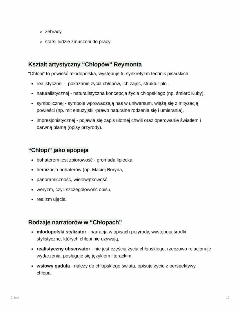 Chłopi
Chłopi
Author Władysław Reymont
Score
Status
In progress
Ⓒ Type Book
1 Chłopi
Biografia autora
Władysław Reymont (1867-1925) - polski
