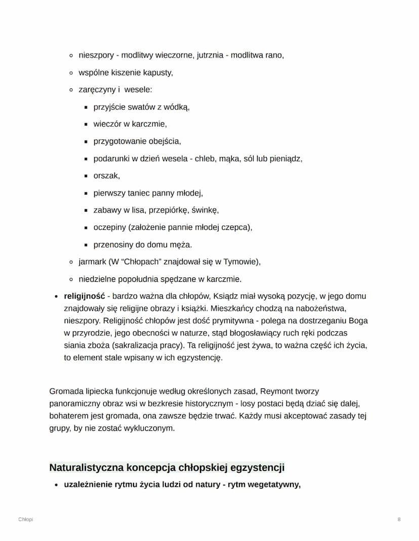 Chłopi
Chłopi
Author Władysław Reymont
Score
Status
In progress
Ⓒ Type Book
1 Chłopi
Biografia autora
Władysław Reymont (1867-1925) - polski