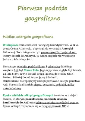 Know Pierwsze podróże geograficzne (NE kl 5) thumbnail