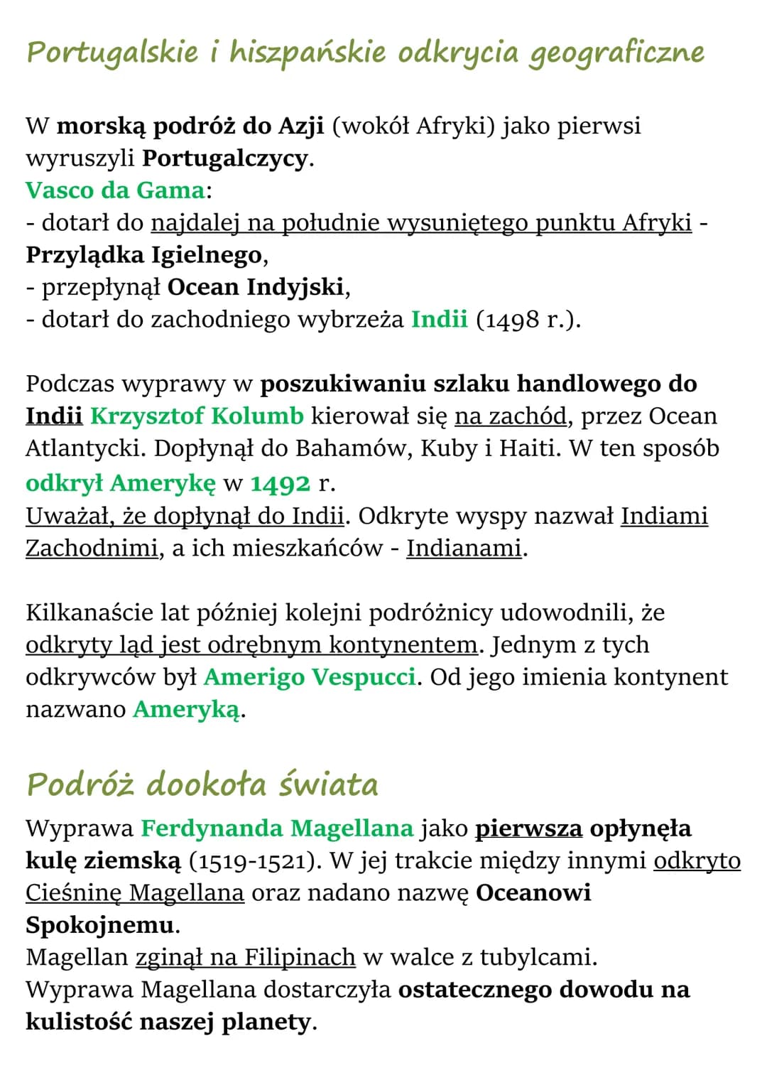 Pierwsze podróże
geograficzne
Wielkie odkrycia geograficzne
Wikingowie zamieszkiwali Półwysep Skandynawski. W X w.,
przez Ocean Atlantycki, 