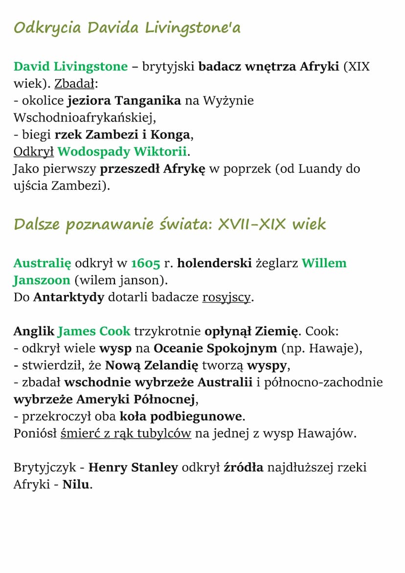 Pierwsze podróże
geograficzne
Wielkie odkrycia geograficzne
Wikingowie zamieszkiwali Półwysep Skandynawski. W X w.,
przez Ocean Atlantycki, 