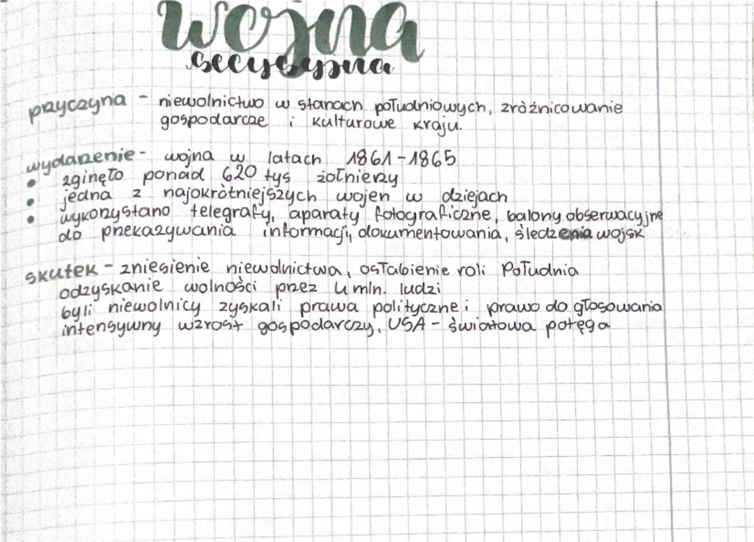 # historia

Stany Zjednoczспе
XIX w

Po uzyskaniu niepodległości USA zaczęły saybko powiększać swoje
terytorium. Ostatnia była Alaska zaczęt
