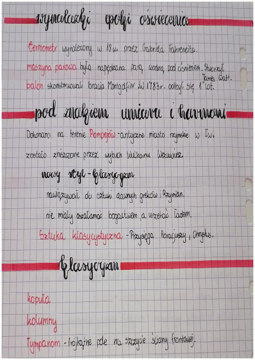 historia
wiek vozumu
=> XVIII w. - pagloyd mówiący, ze kazdy ma prawo do własnego zdania, że
człowiek powinien przedewszystkim kierować się 