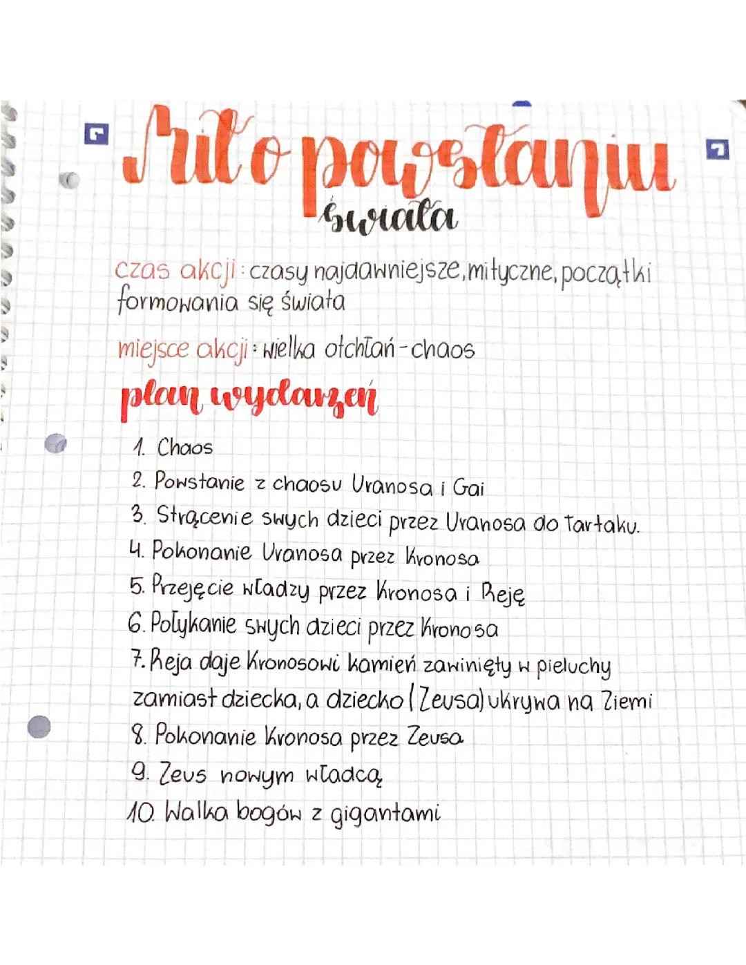 Mit o powstaniu świata 