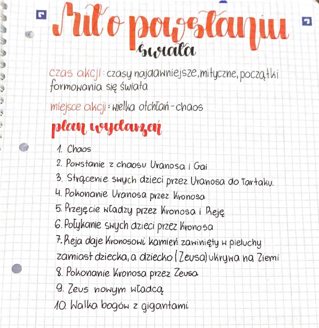 • Mito powstaniu
Surala
czas akcji czasy najdawniejsze, mityczne, początki
formowania się świata
miejsce akcji wielka otchłań-chaos
plan wyd