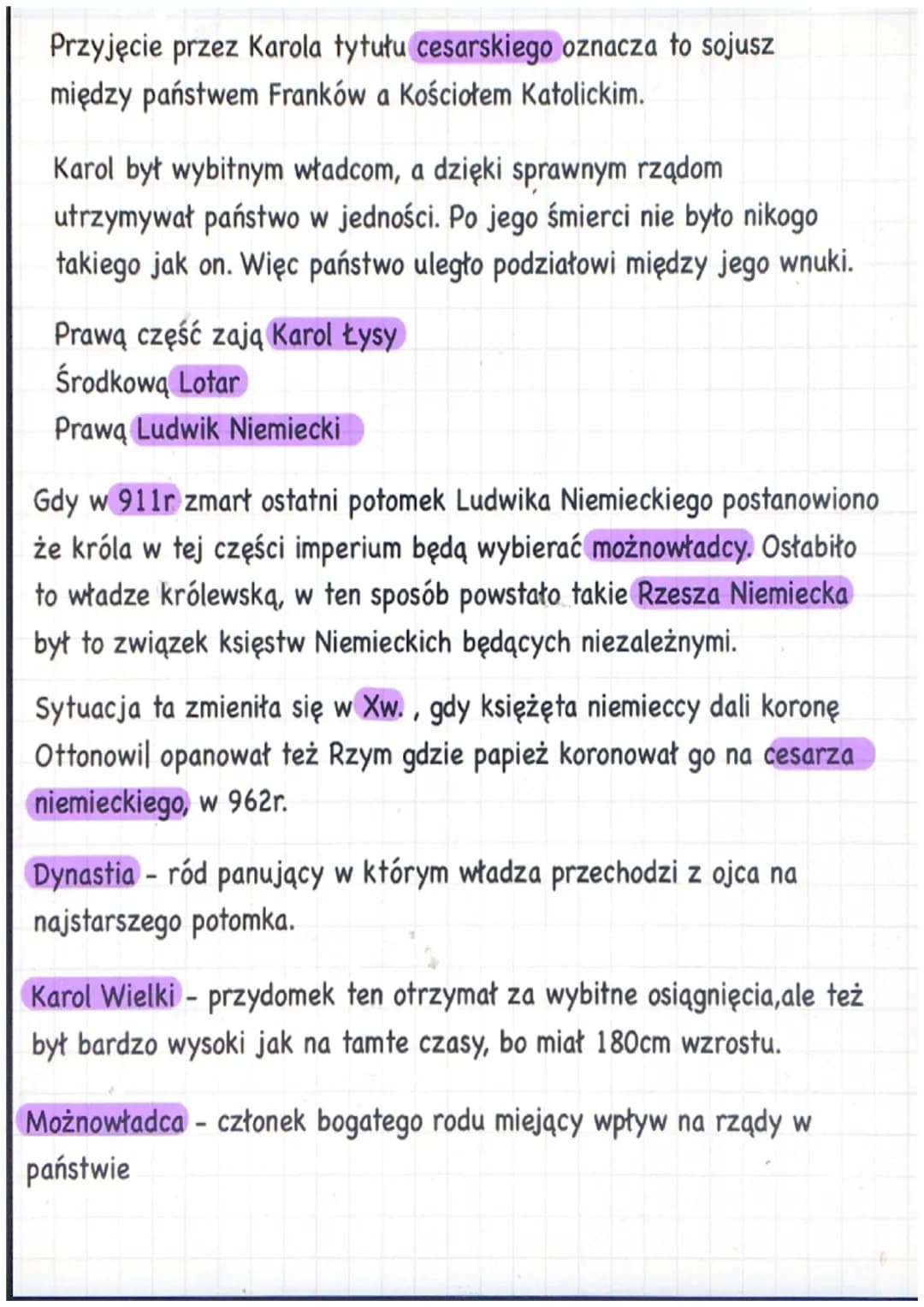 Nowe państwa w Europie
Frankowie - Germanie lub barbarzyńcy, którzy zasiedlili Galię.
Po upadku cesarstwa zachodnio-rzymskiego Frankowie pod