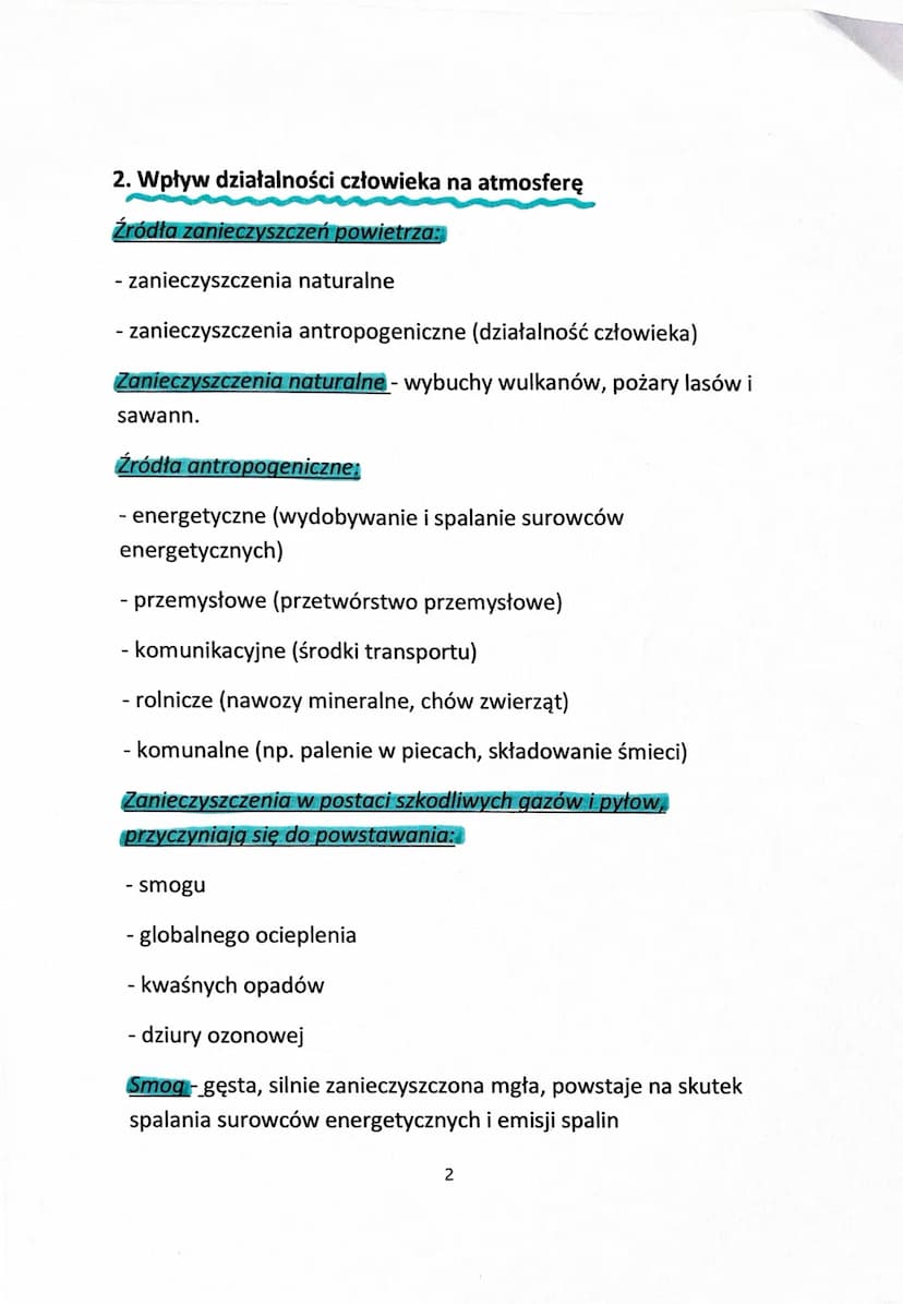 WPŁYW CZŁOWIEKA NA ŚRODOWISKO
1. Konflikt w relacji człowiek-środowisko
antropoptesja - negatywne oddziaływanie człowieka na
środowisko
PROD