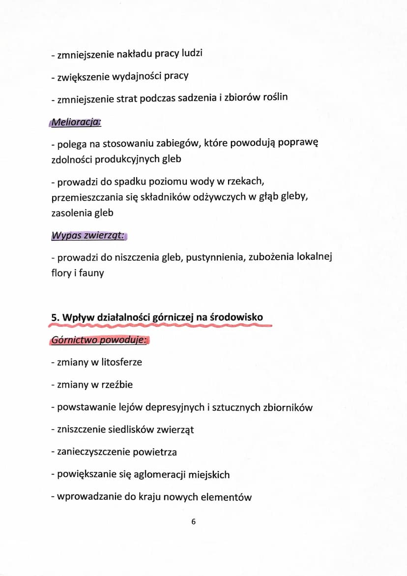 WPŁYW CZŁOWIEKA NA ŚRODOWISKO
1. Konflikt w relacji człowiek-środowisko
antropoptesja - negatywne oddziaływanie człowieka na
środowisko
PROD