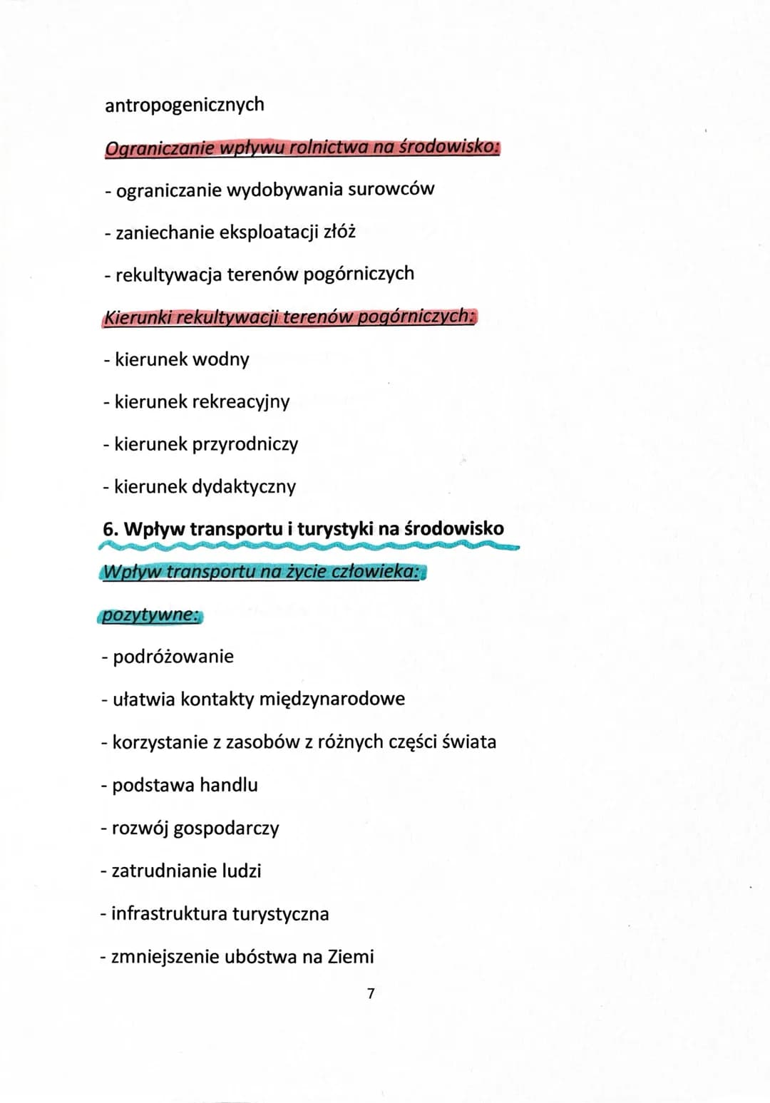 WPŁYW CZŁOWIEKA NA ŚRODOWISKO
1. Konflikt w relacji człowiek-środowisko
antropoptesja - negatywne oddziaływanie człowieka na
środowisko
PROD