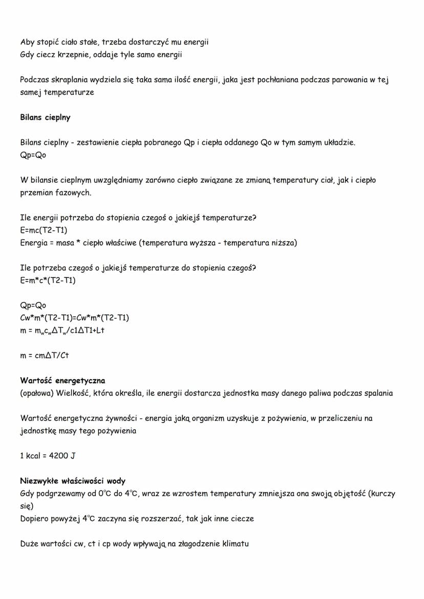 Cząsteczki i energia
Rodzaje substancji w przyrodzie:
gazy
● ciecze
● ciała stałe
• plazma
Cząsteczki
Fizyka - termodynamika
I zasada termod